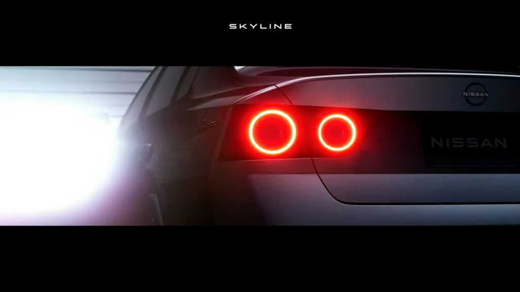  New Nissan Skyline Teased With Retro Styling