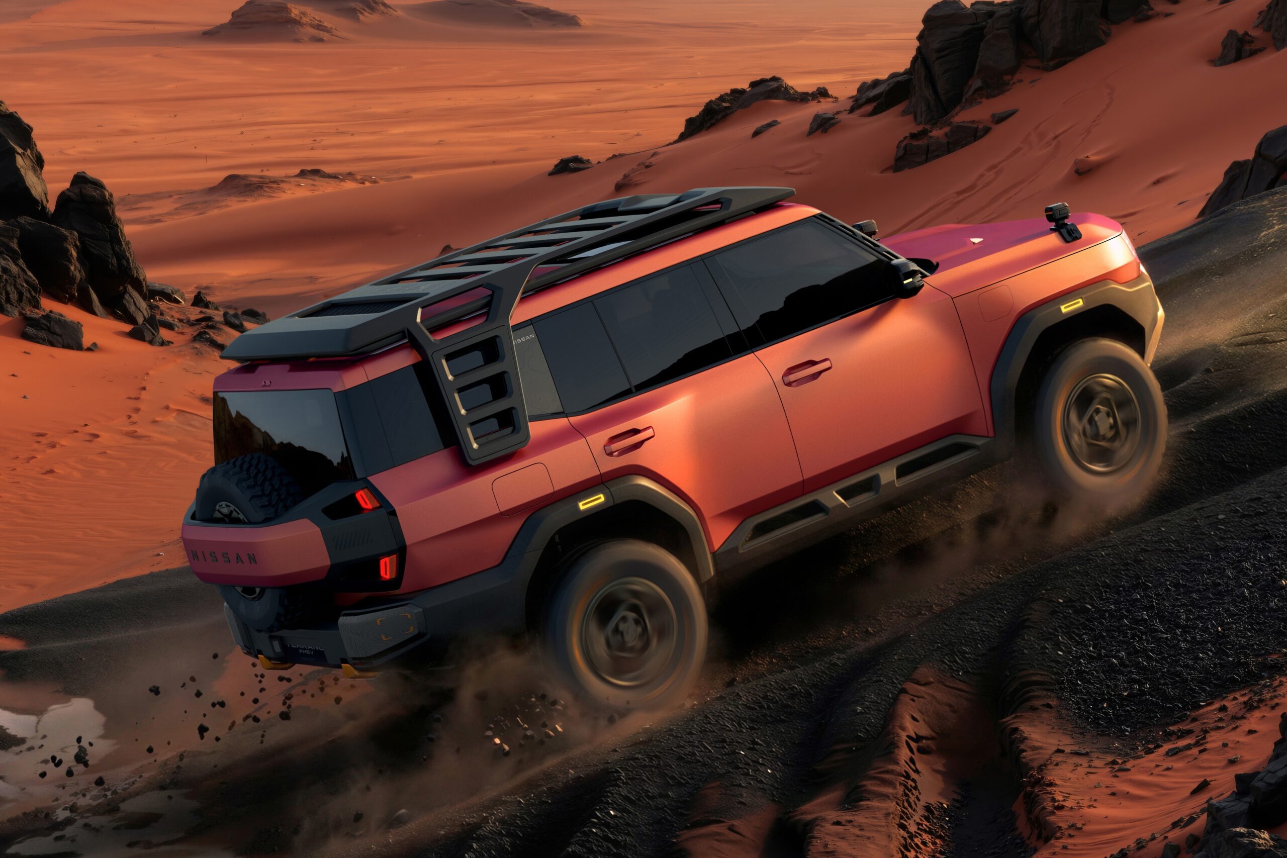 Nissan’s New Terrano Is Coming For The Land Cruiser, And This Time It Has 429 HP And A Plug