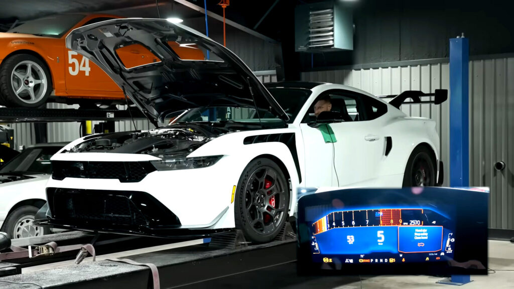  Ford Rates The Mustang GTD At 815 HP, A Dyno Shows 753 WHP, And That Loss Is Good News
