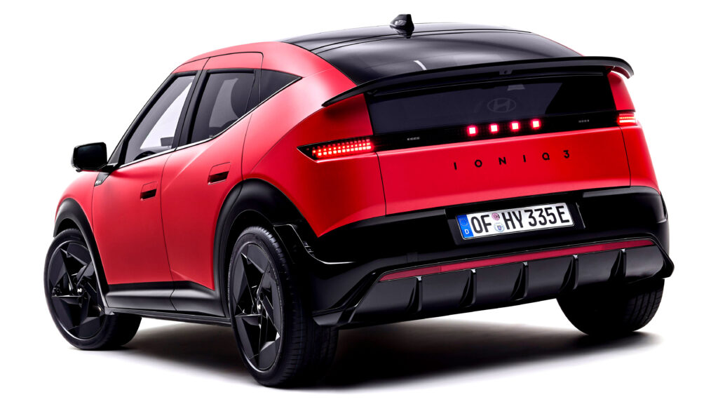  Hyundai’s Ioniq 3 Looks Like Someone Crossed A Veloster With A Pontiac Aztek