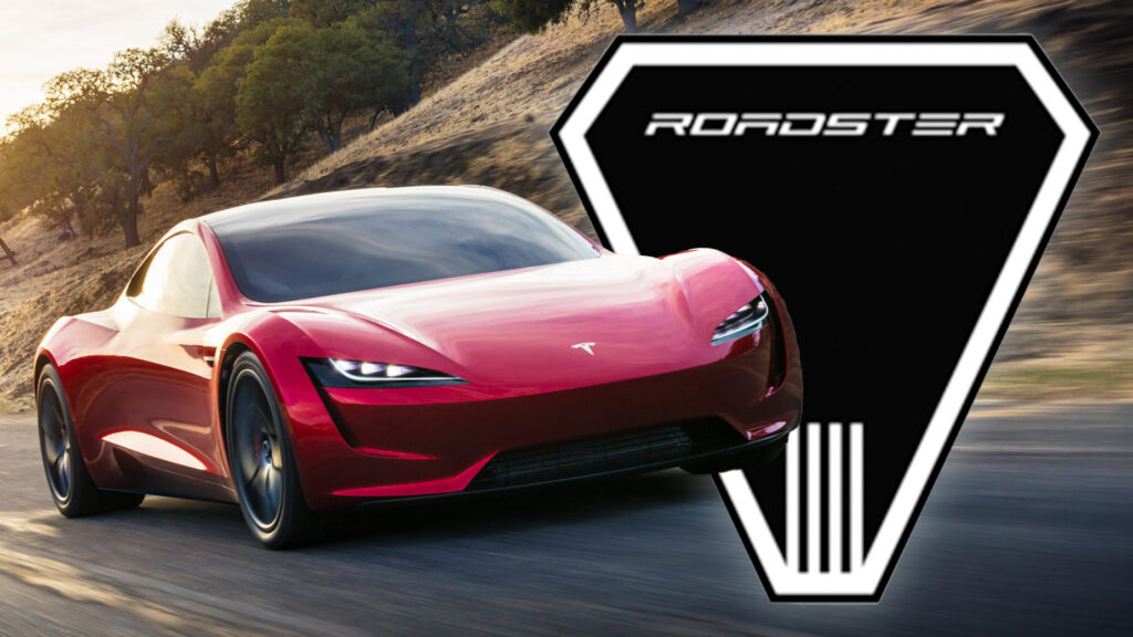 Tesla’s Roadster Got A New Logo That Looks Like A V, Now It Just Needs The Other Eight Letters