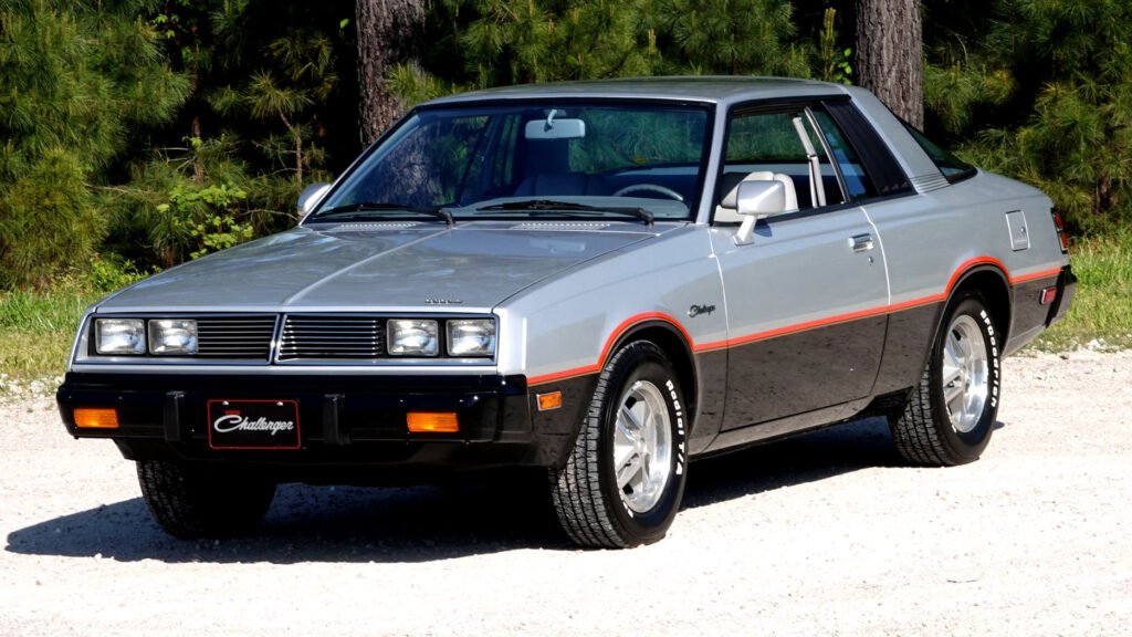  Dodge’s Forgotten Challenger Had 105 HP And A Mitsubishi Badge Underneath