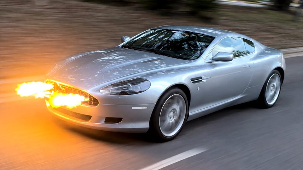  This DB9 Traded Aston’s V12 For A Corvette V8 And A License To Shoot Flames