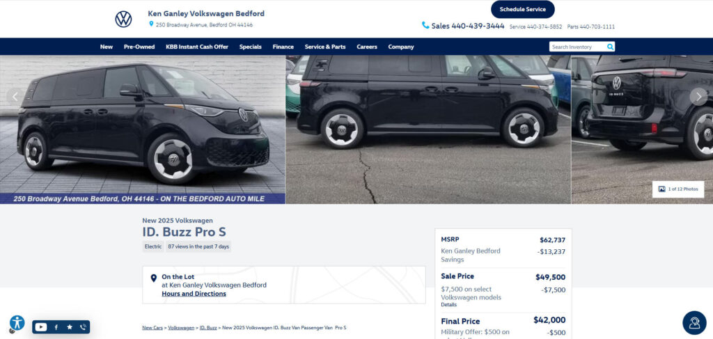  VW’s ID. Buzz Went From $35,000 Markups To $20,000 Discounts