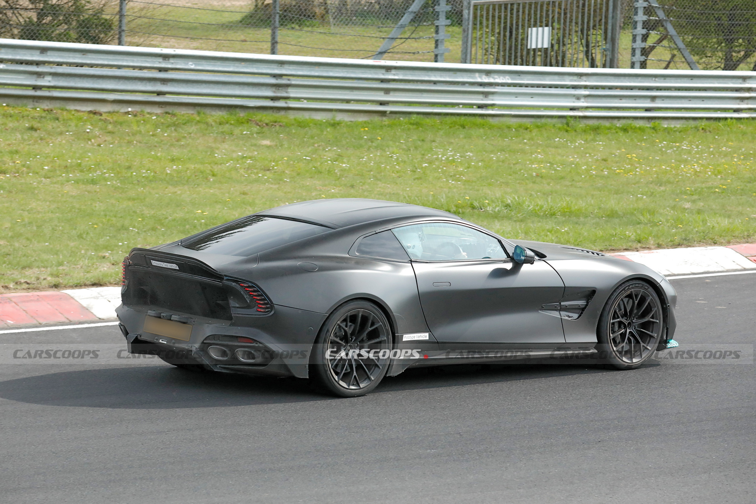 The Standard Vanquish Has 824 HP And Four Exhausts. Aston Apparently Wants More Of Both