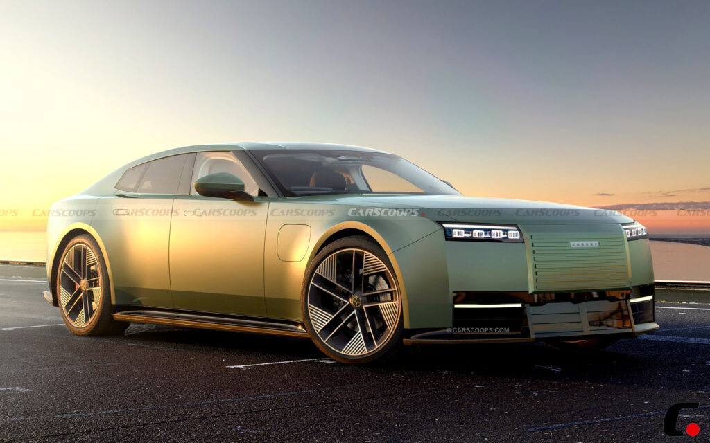 2027 Jaguar GT Tea Leaf
