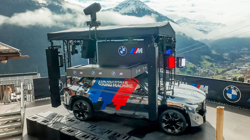 BMW Threw A DJ Booth On A Blinged Out XM