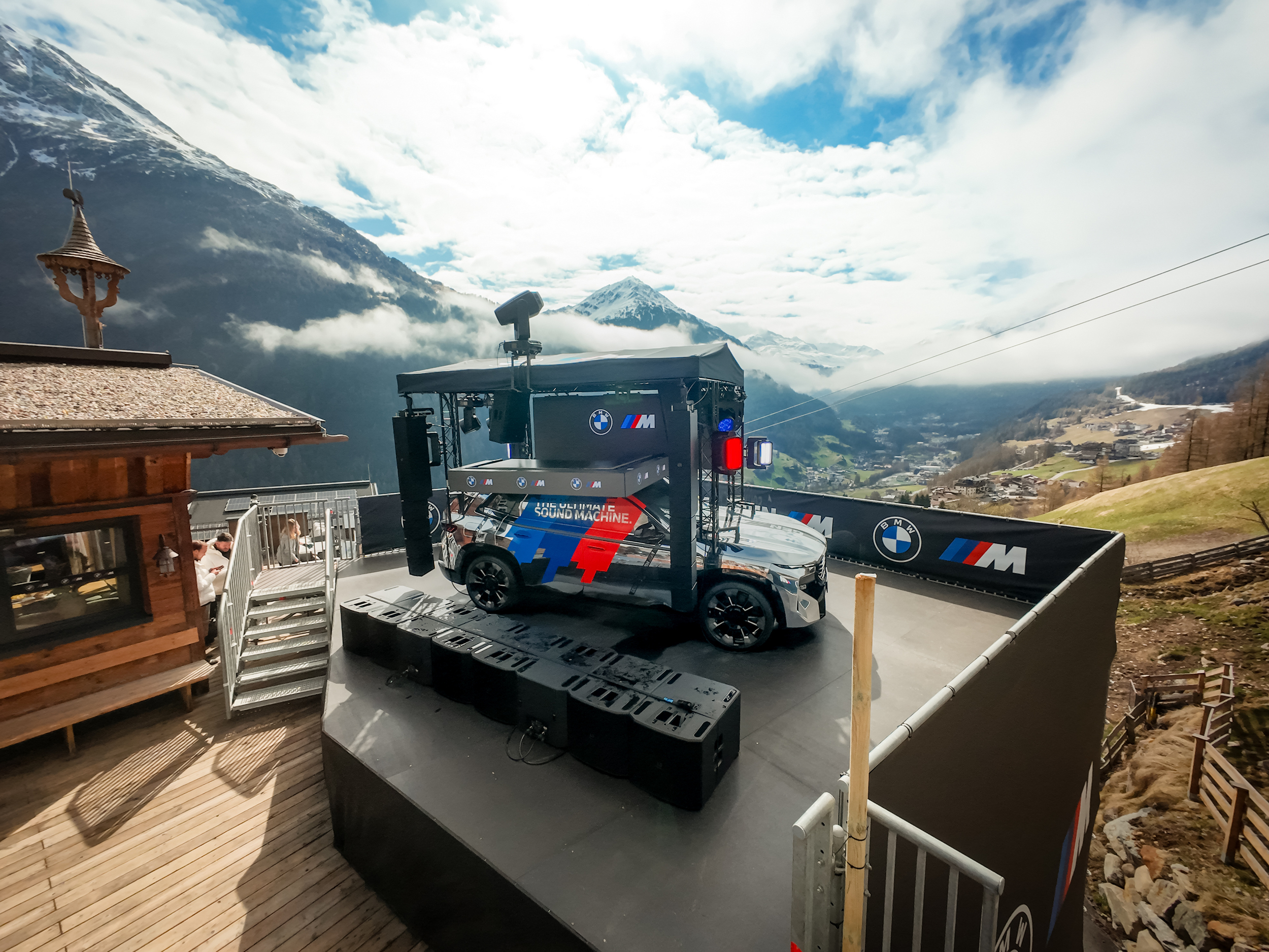 BMW Threw A DJ Stand On A Blinged Out XM