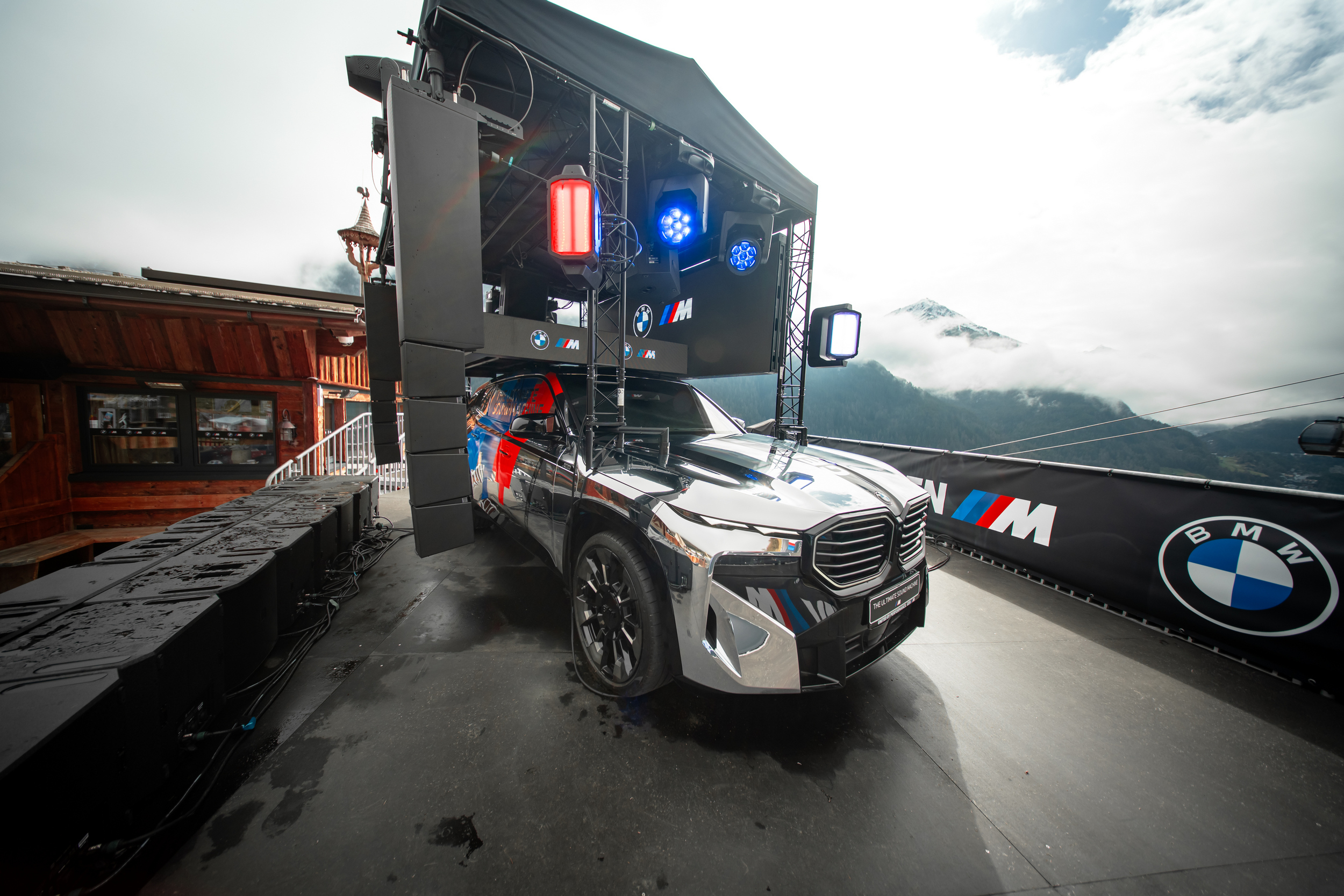 BMW Threw A DJ Stand On A Blinged Out XM