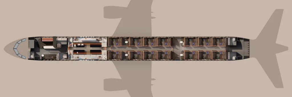  A Standard Airbus A321 Carries 220 Passengers, BMW&rsquo;s Pampers 28 In 14 Suites
