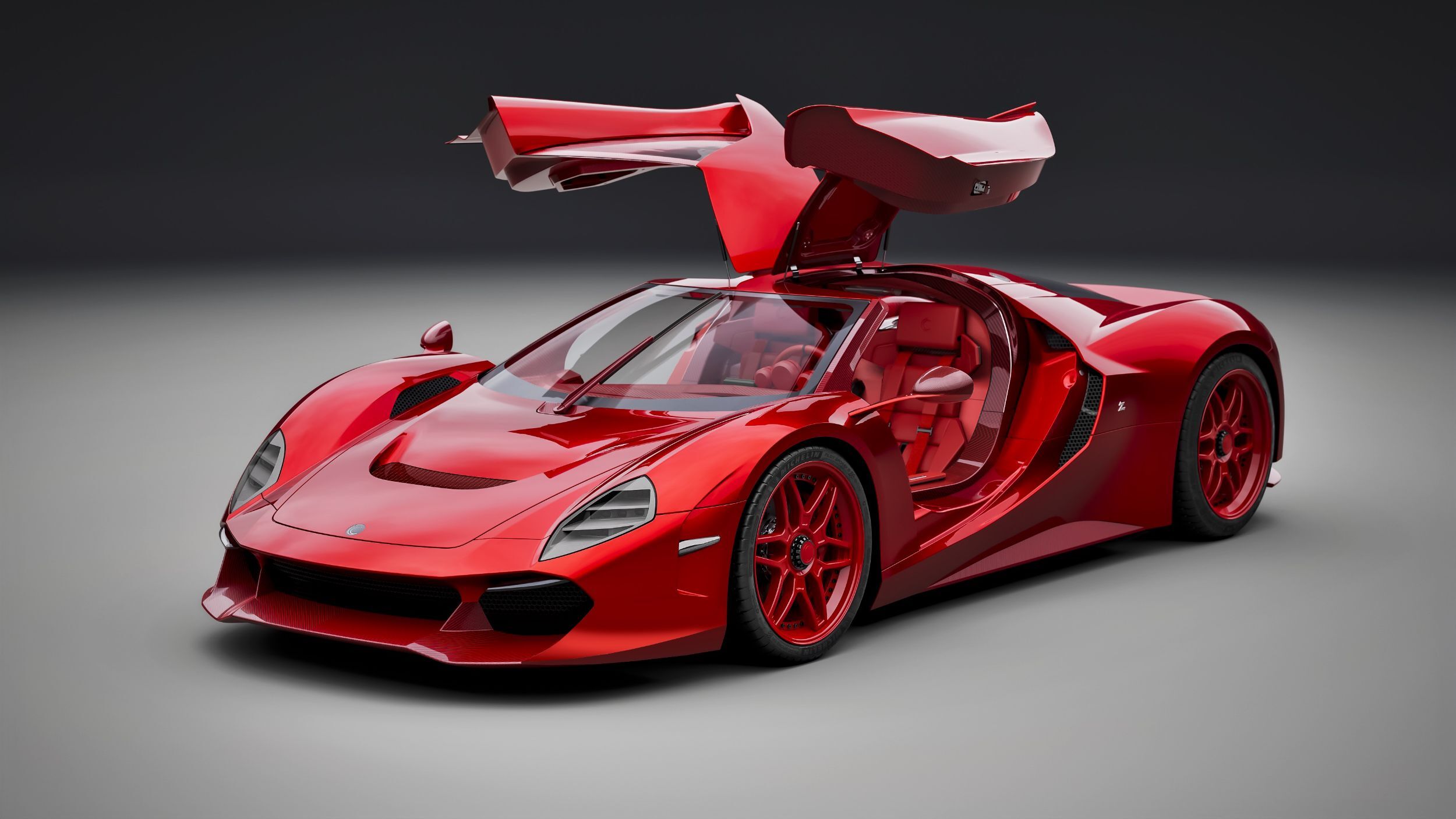 The Reddest Supercar Ever Built Hides A Ford V8 With A Gated