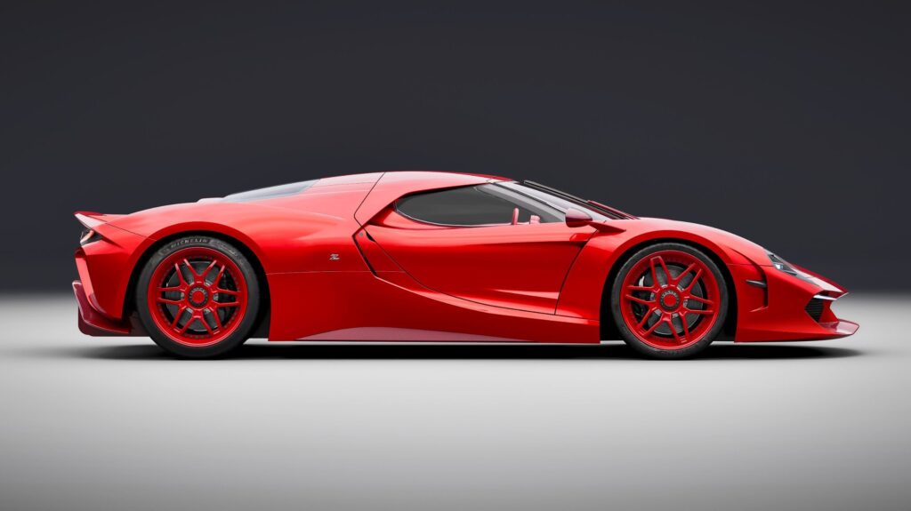  The Reddest Supercar Ever Built Hides A Gated Manual And A Ford V8 Under Its $3.4 Skin