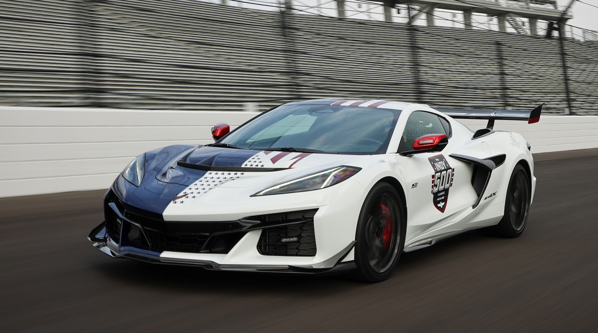 Pace Cars Used To Embarrass Themselves On The Oval. Chevy Just Sent A Hypercar