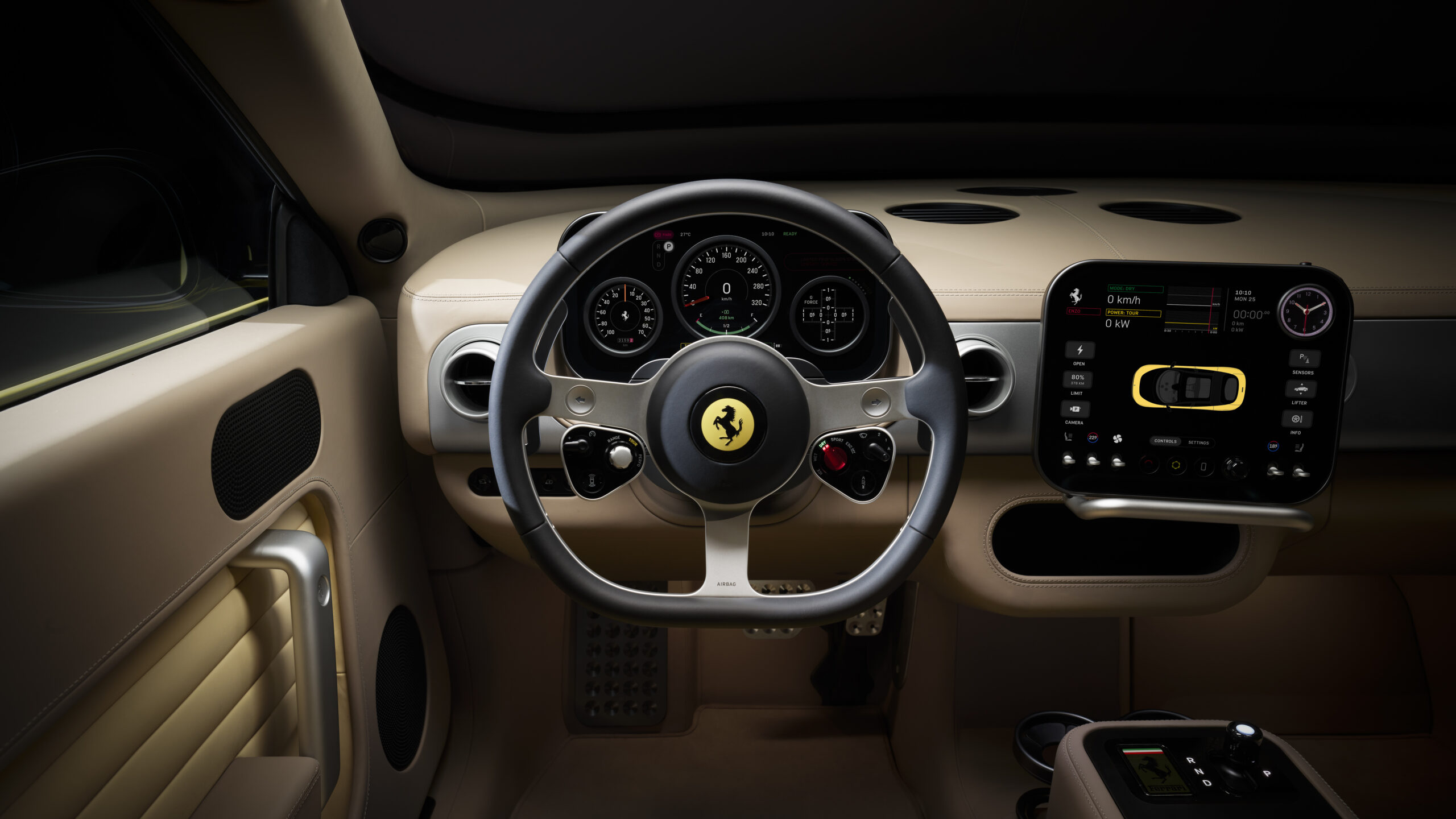 Ferrari’s Luce Is A Four-Door EV Designed By The iPhone Guy