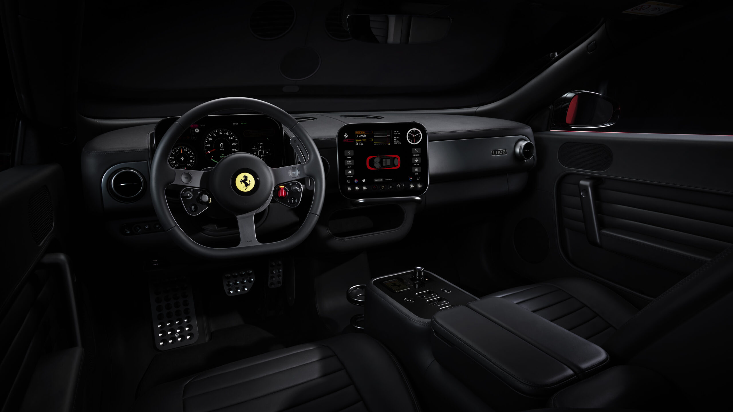 Ferrari’s Luce Is A Four-Door EV Designed By The iPhone Guy
