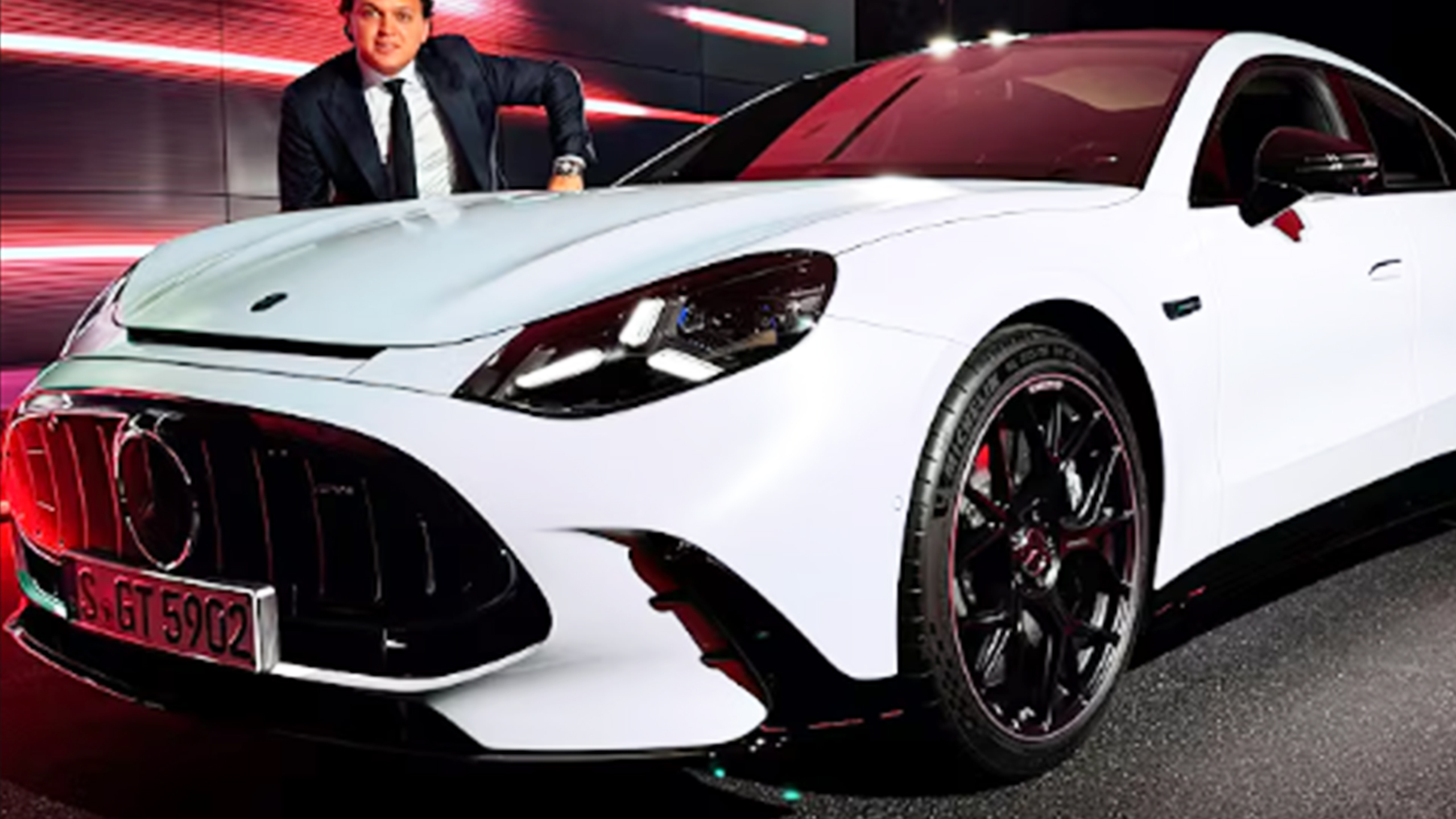 This Is The All-Electic Mercedes-AMG GT 4-Door Before You’re Supposed To See It