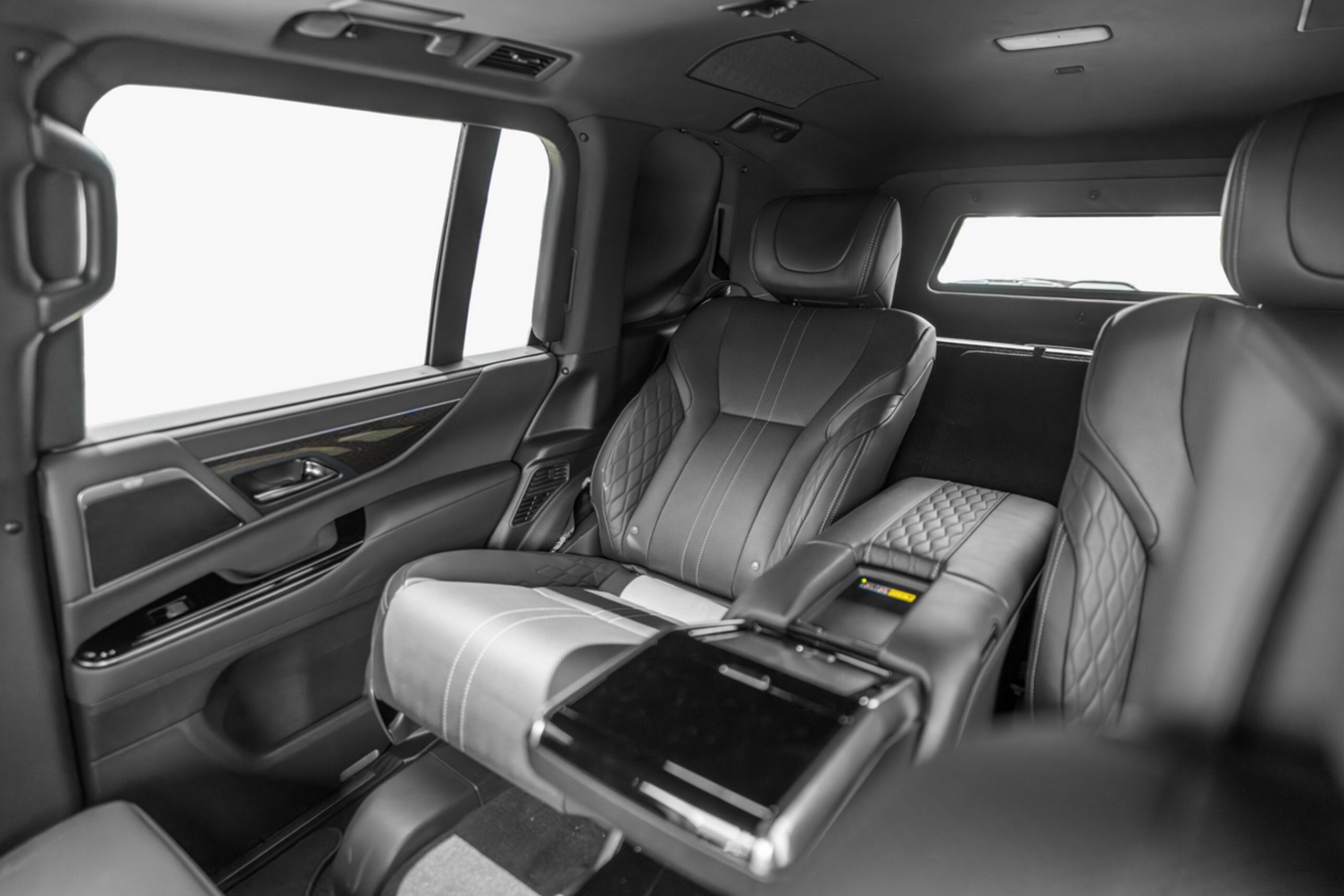 This Lexus LX 700 Looks Like Any Other Black SUV, Until Someone Throws A Grenade At It
