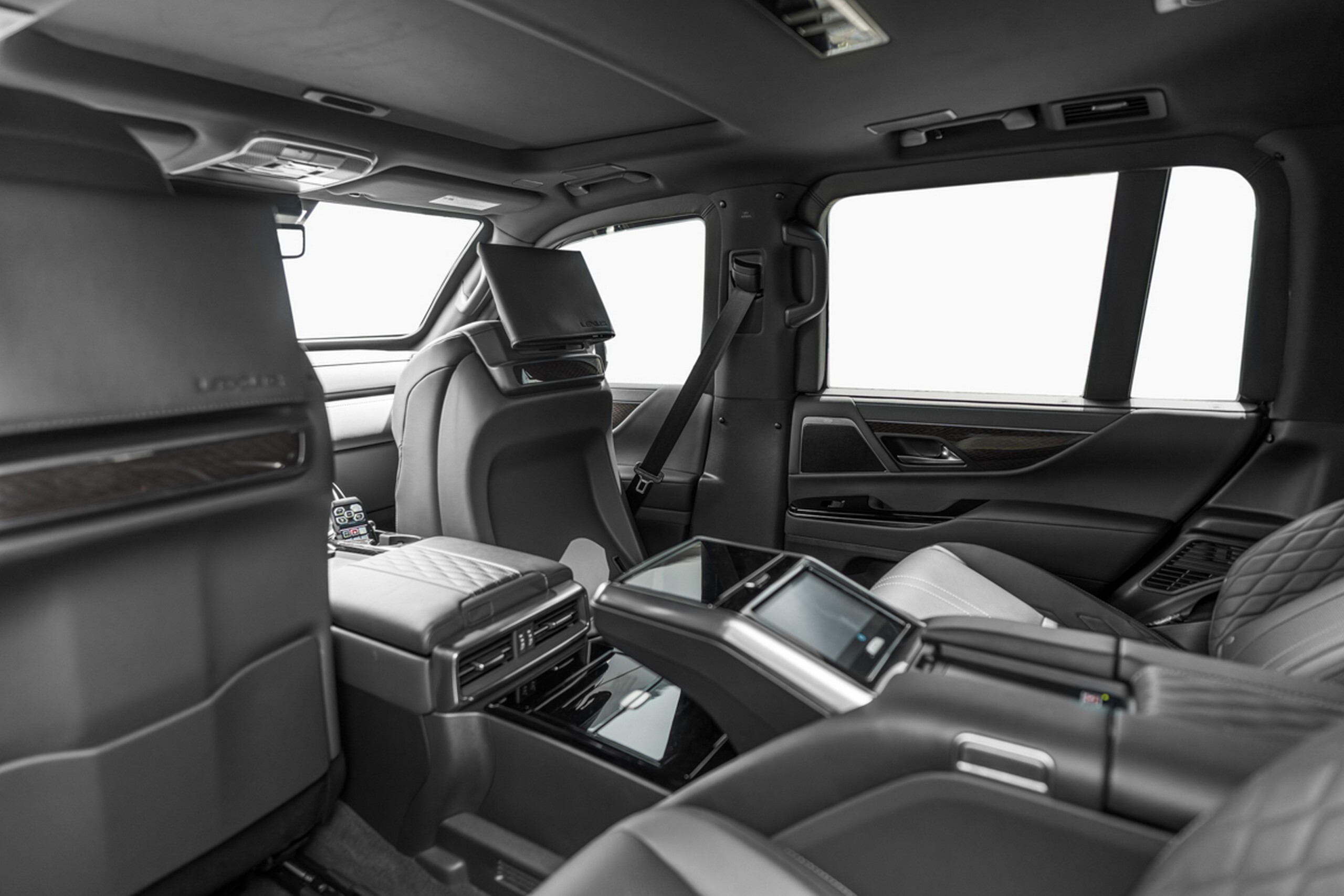 This Lexus LX 700 Looks Like Any Other Black SUV, Until Someone Throws A Grenade At It