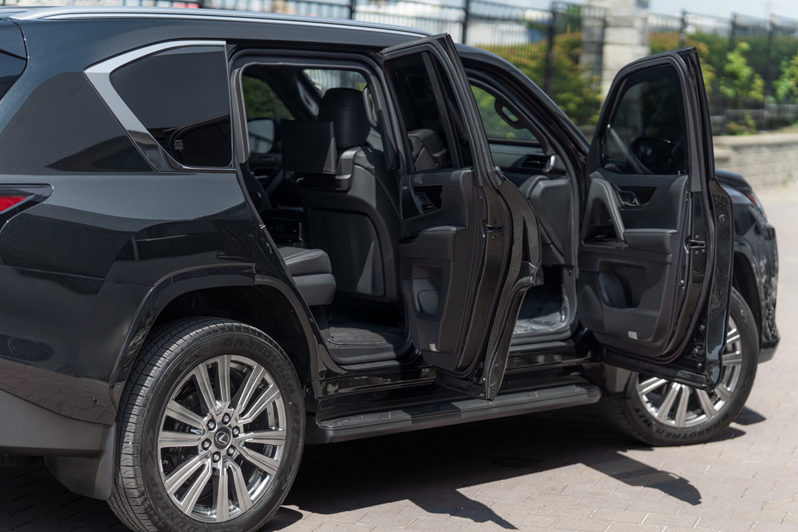 This Lexus LX 700 Looks Like Any Other Black SUV, Until Someone Throws A Grenade At It