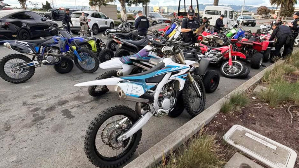 Oakland Cops Seized Enough Bikes And ATVs To Open A Dealership After Sideshow Chaos Shuts Bay Bridge