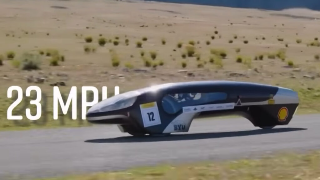 American Students Built A 2,145 MPG Car, Assuming You&rsquo;re Under 120 Pounds