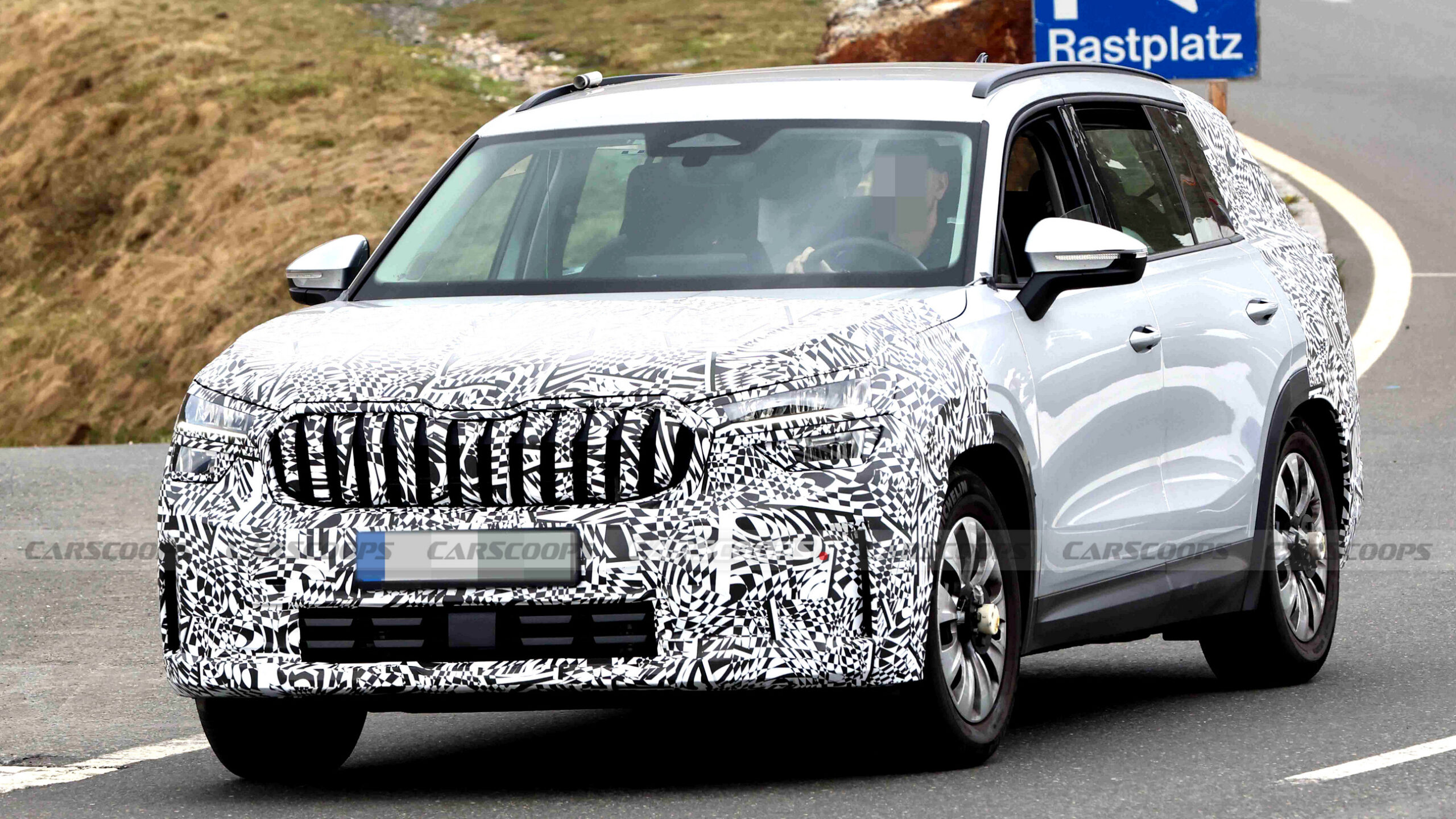 Skoda’s Popular Kodiaq Is Getting A Facelift, And The RS Could Cross 300 HP