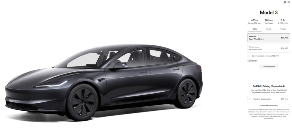 Americans Pay $37K For The Cheapest Tesla, Canada Got A Chinese One For $29K