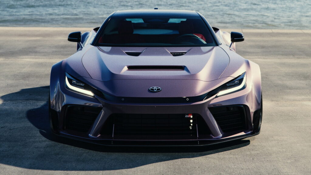  Toyota GR GT Looks More Exotic With Wide Bodykit And Deep Dish Wheels