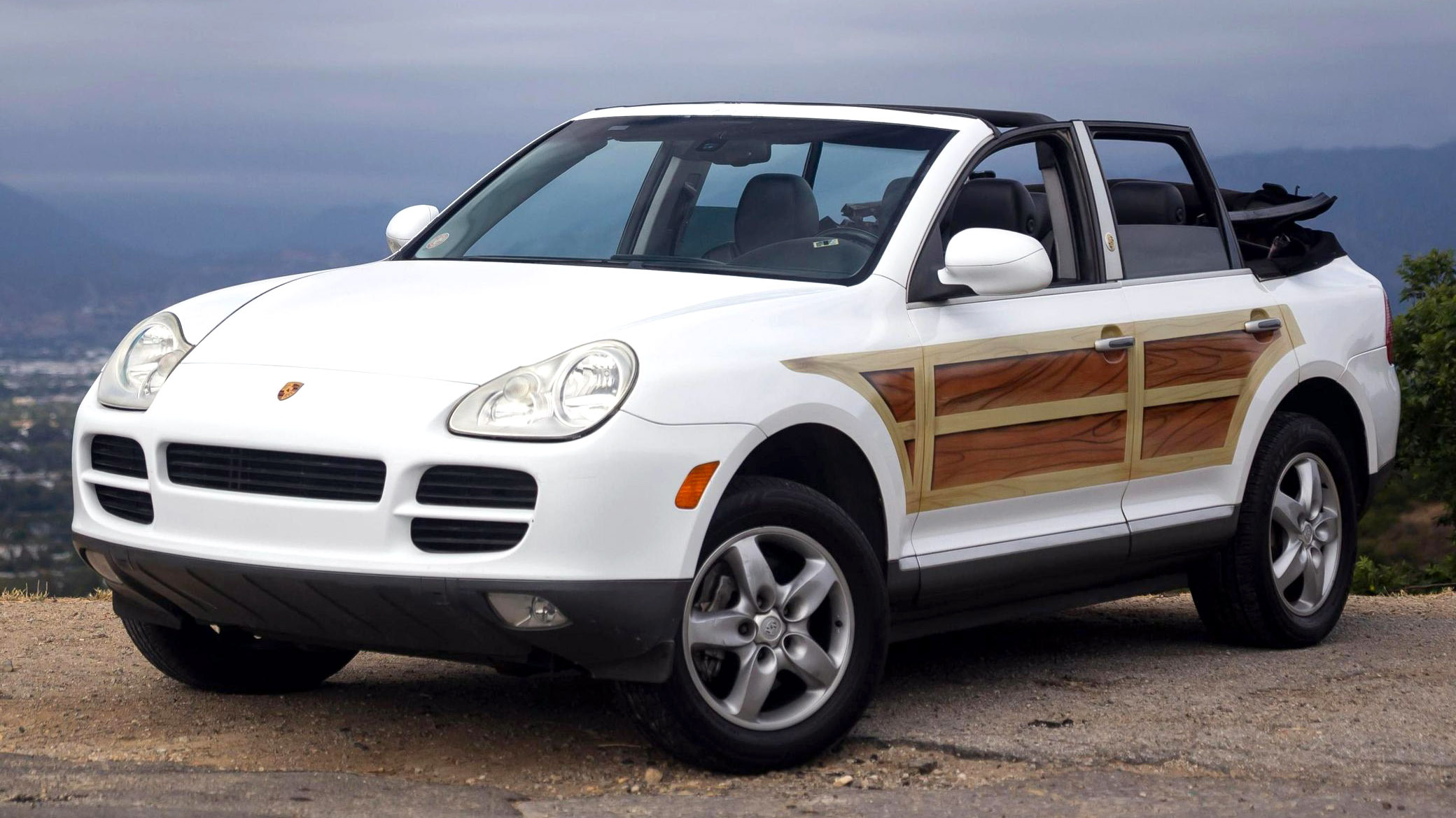 This Cayenne V8 Convertible's Wood Is Fake, Its $11,315 Price Is Not