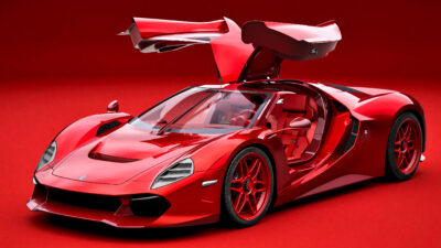The Reddest Supercar Ever Built Hides A Ford V8 With A Gated