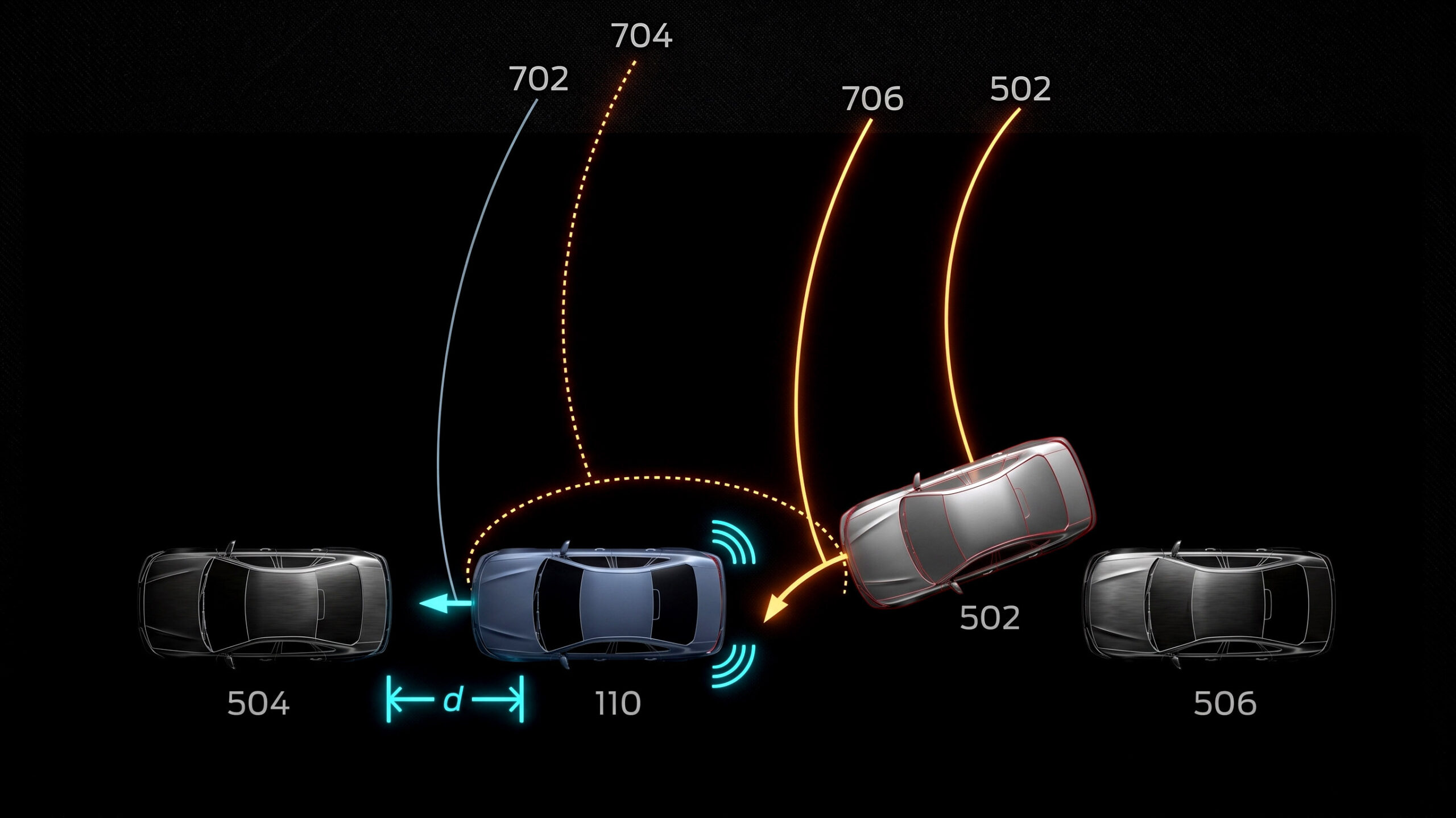 福特專利構想：停車中的汽車能自行移開購物車等危險