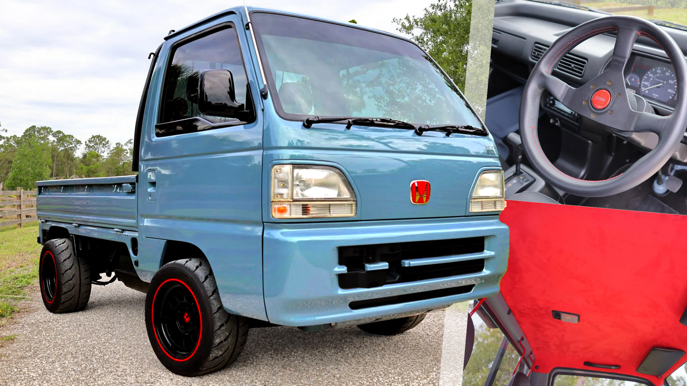 1994 年本田 Acty SDX 輕型貨卡：裝配賽道級輪胎，極速僅 88 公里