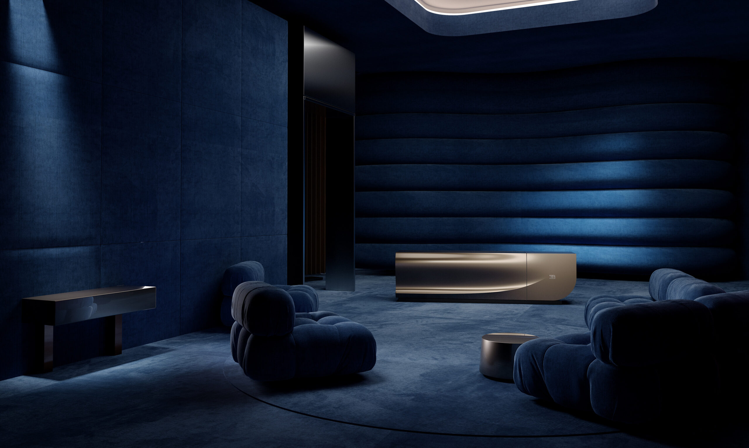Bugatti’s 137-Inch TV Disappears Into A Sideboard In 45 Seconds