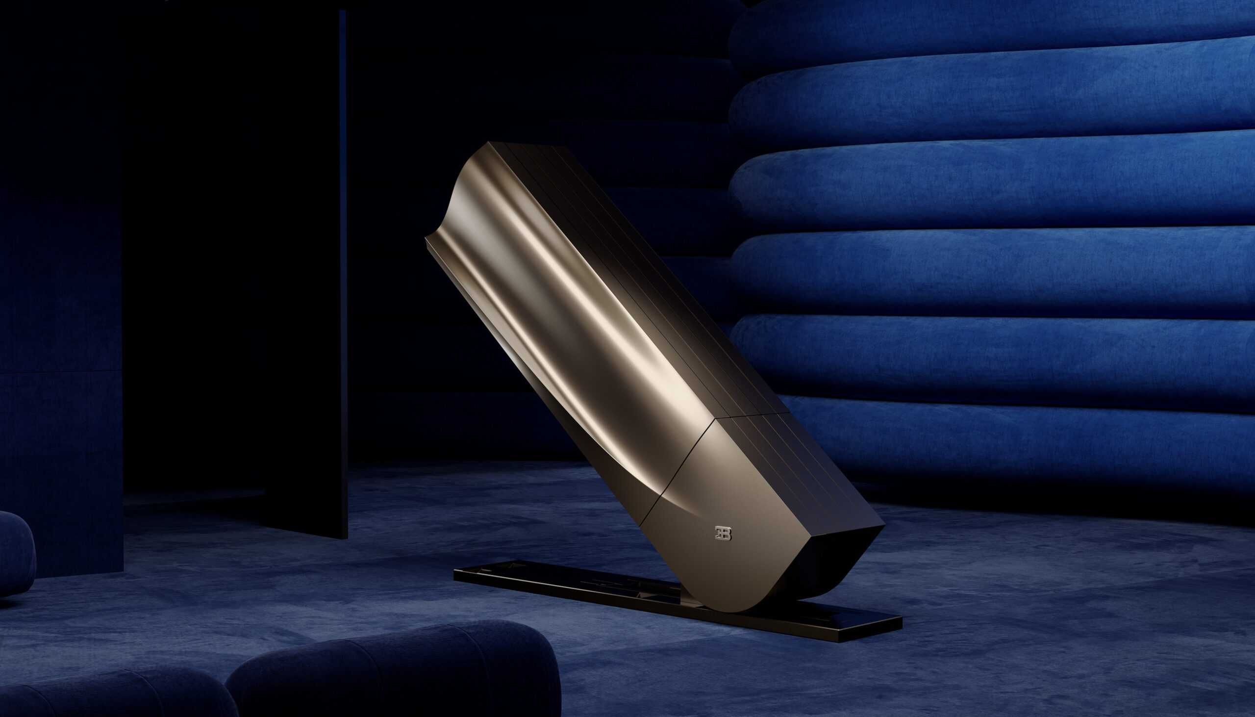 Bugatti’s 137-Inch TV Disappears Into A Sideboard In 45 Seconds