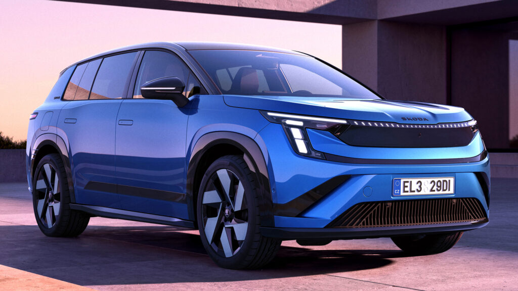  Skoda Peaq Revealed As Three-Row EV Flagship With 402-Mile Range