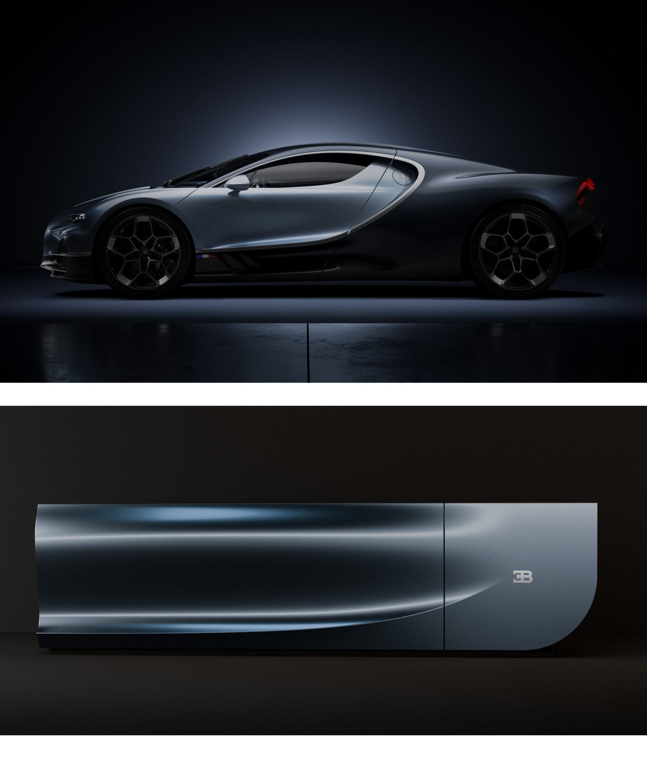 Bugatti’s 137-Inch TV Disappears Into A Sideboard In 45 Seconds