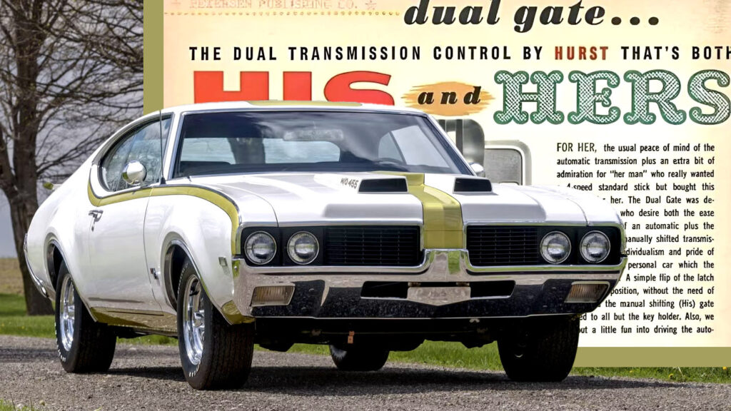  The 1969 Hurst/Olds Had A ‘His And Hers’ Shifter, And Yes, It Means What You Think