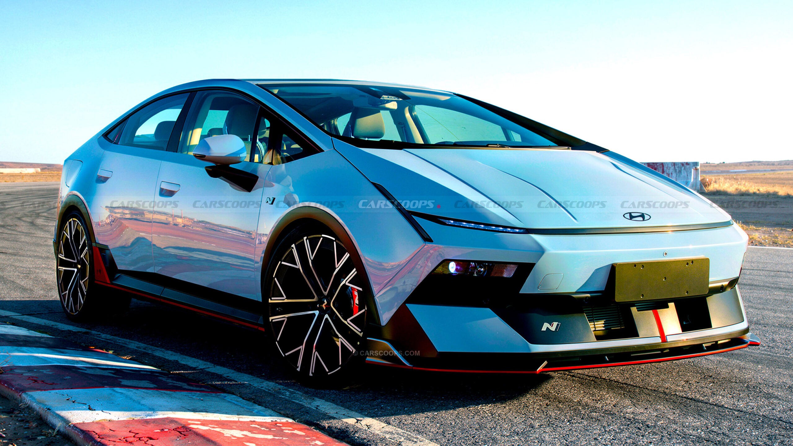 Hyundai IONIQ V looks like a Lamborghini but makes just 225 HP