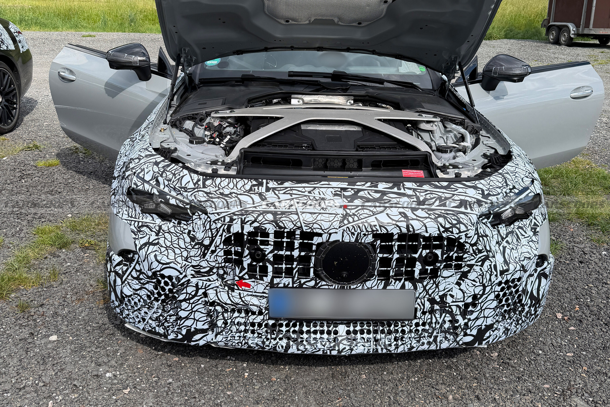 New Mercedes-AMG CLE 63 Reveals Its V8 Engine For The First Time