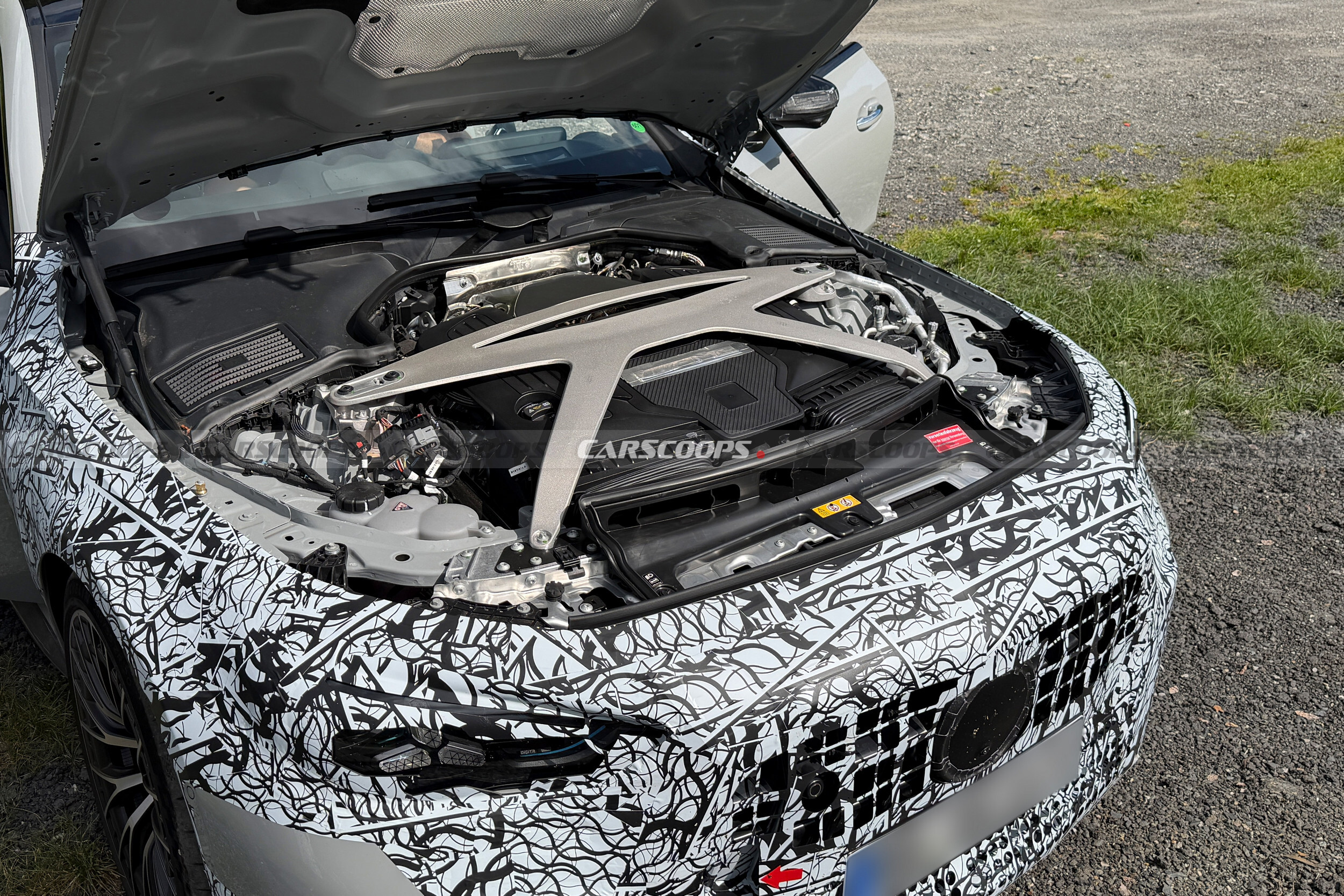 New Mercedes-AMG CLE 63 Reveals Its V8 Engine For The First Time