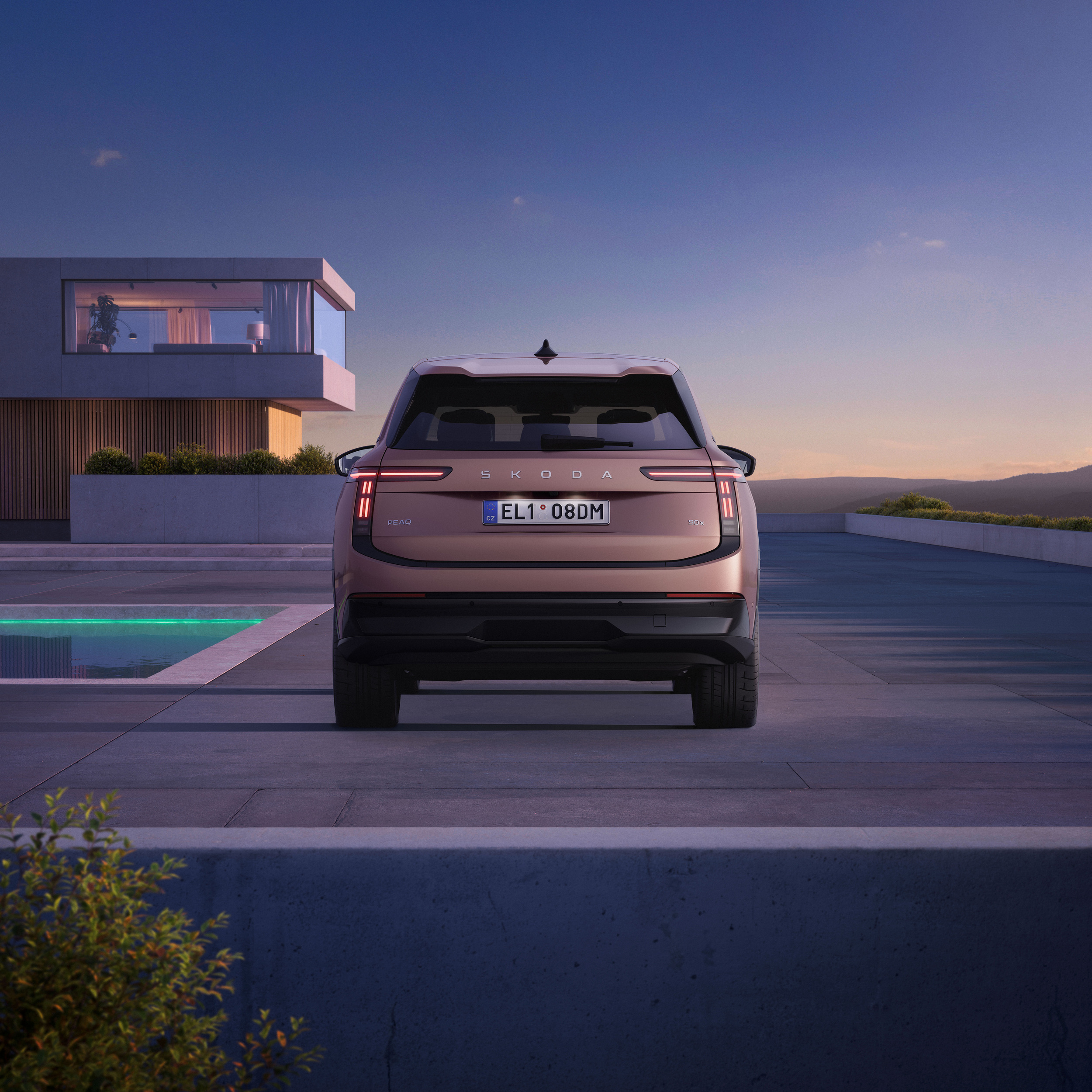 Skoda Peaq Debuts As Флагманский трехрядный электромобиль с запасом хода 402 миль