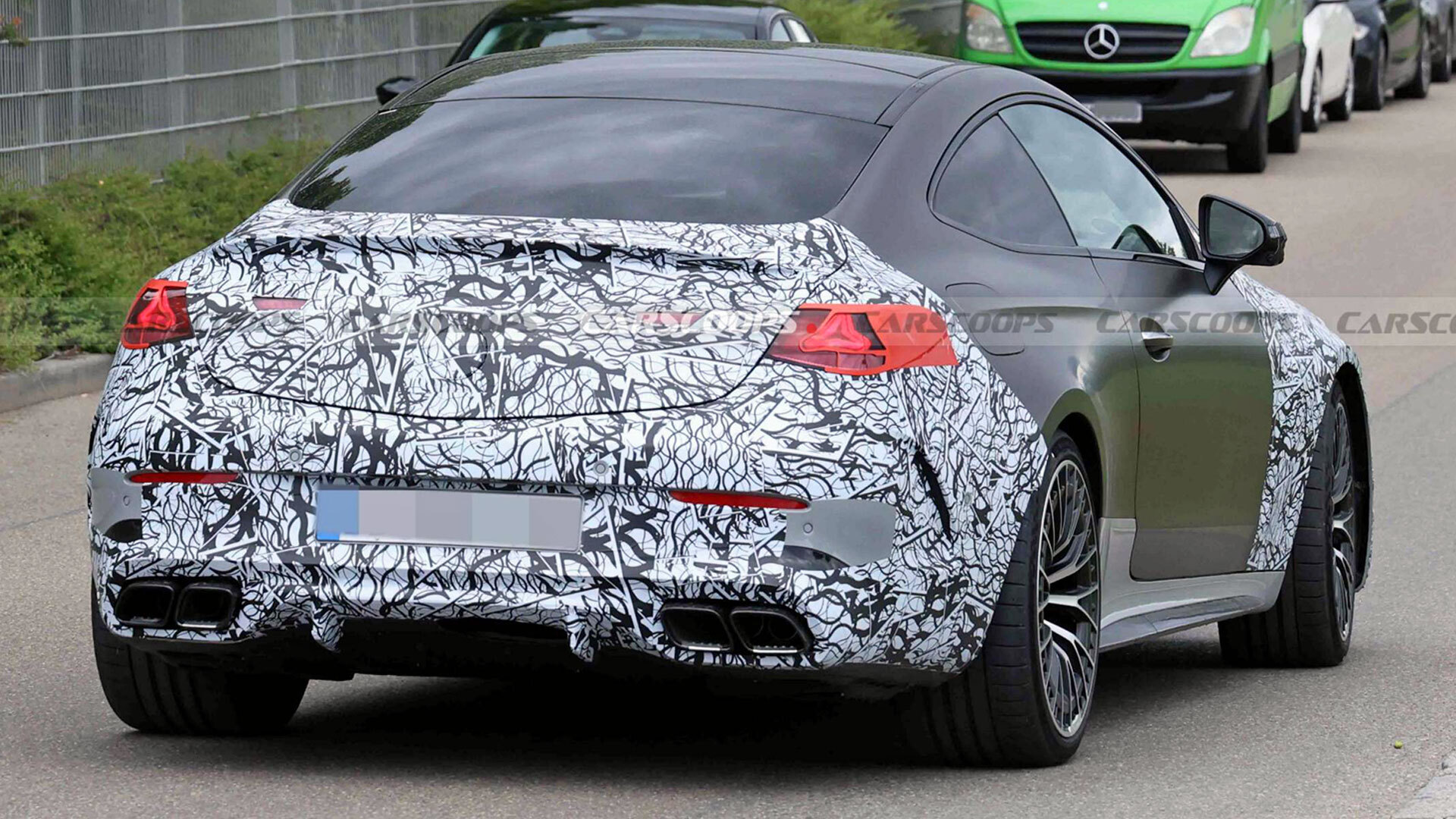 小改款 Mercedes-AMG CLE 諜照曝光：V8 動力有望回歸，性能更強悍