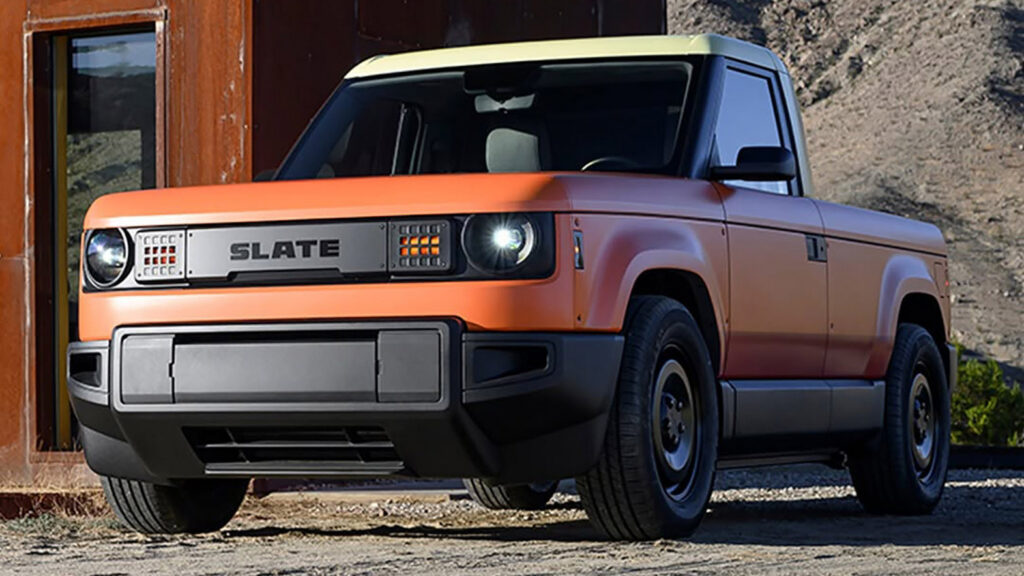  Slate’s EV Pickup Is So Cheap It’ll Make You Wrap It At Home