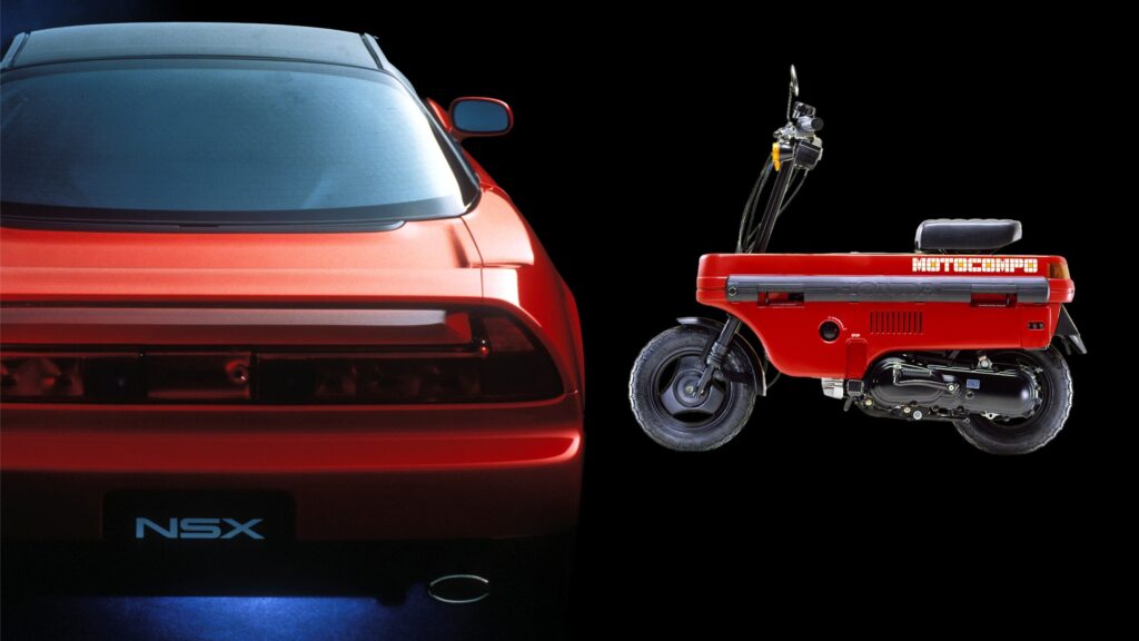  Honda’s Tiny 1981 Scooter Fits Behind The NSX’s V6, But Drain It First