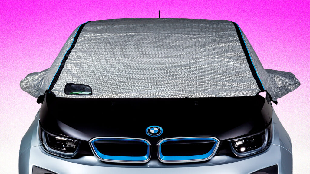  Your Windshield Sunshade Barely Cools The Air, But It Saves Your Steering Wheel