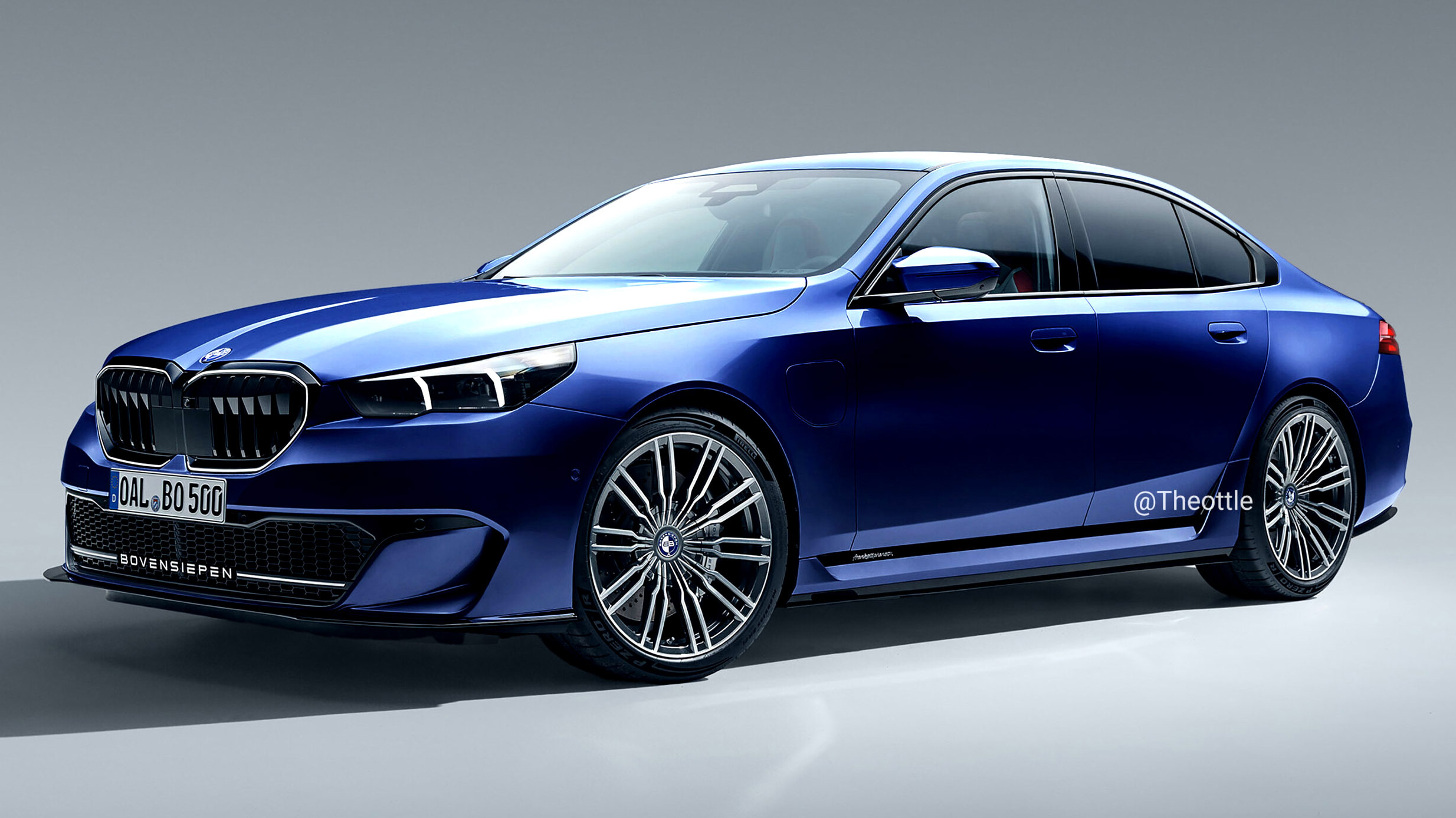 Bovensiepen 05 GT 渲染圖現身：經典四門轎車身重現 Alpina 精神
