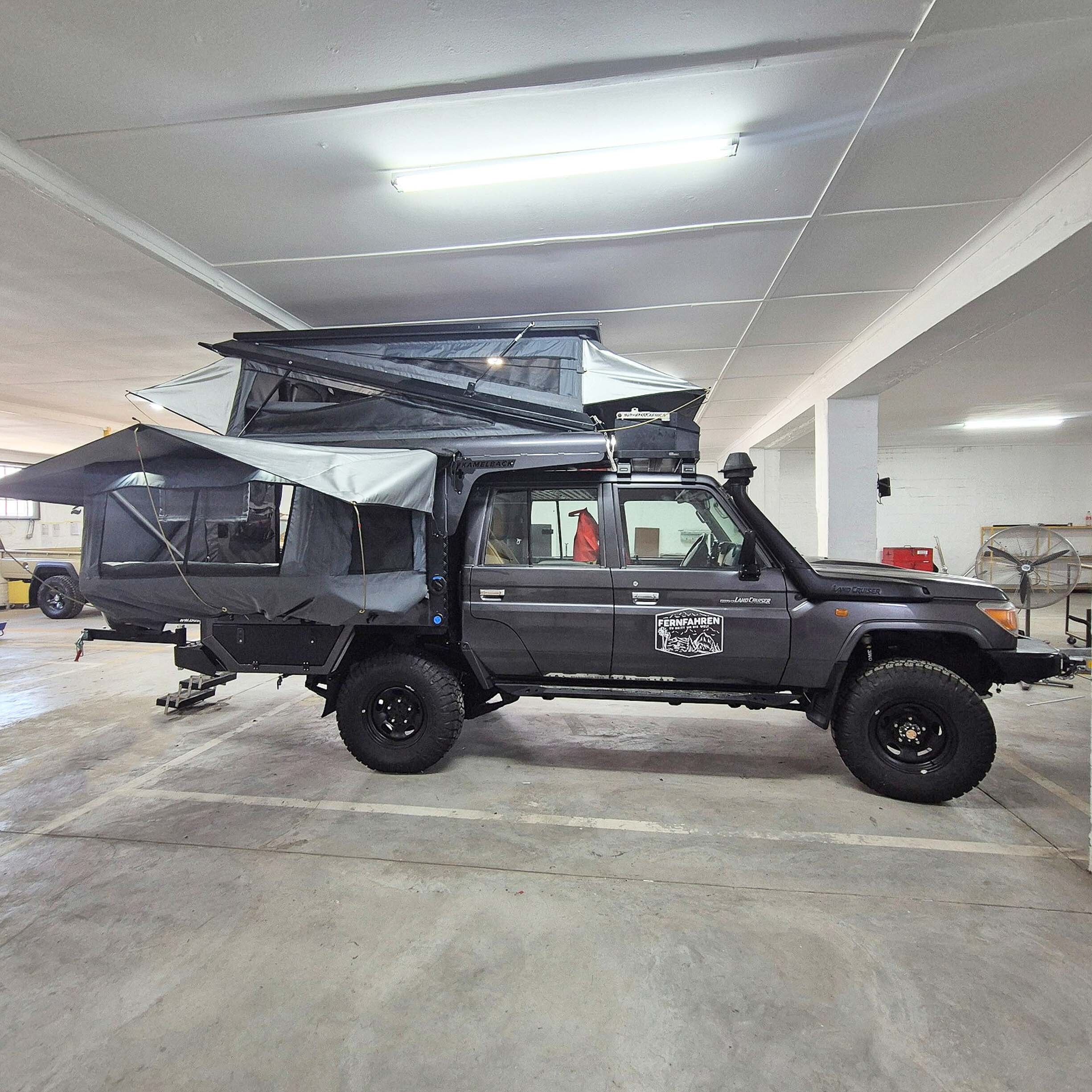 This Land Cruiser Camper Sleeps Four And Hides A Shower Cubicle