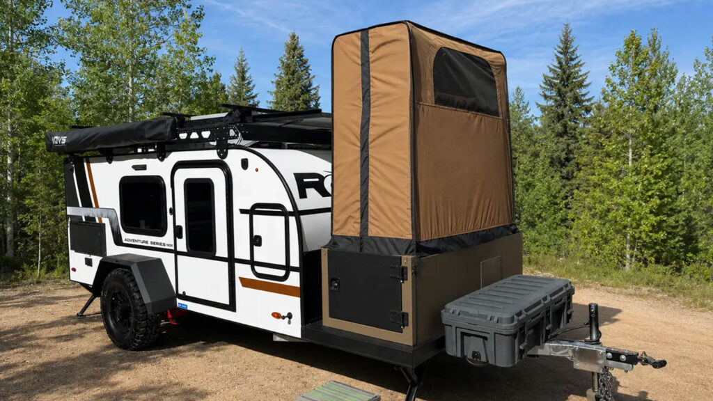 Most Small Campers Skip The Bathroom, This One Pops It Out