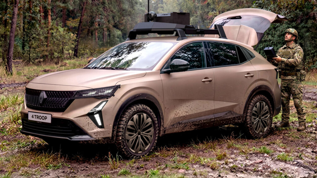  Renault’s Rafale Looks Like A Coupe SUV Until It Starts Launching Drones