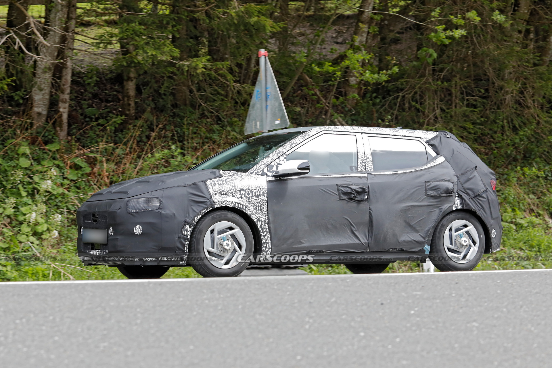 Hyundai’s Next Small Hatch Is Borrowing A Santa Fe Design Trick